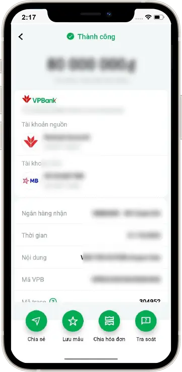 Bước 3 : Hóa đơn chi tiết đầy đủ thông tin